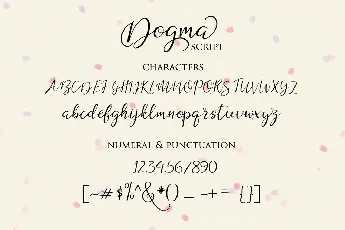 Dogma Script font