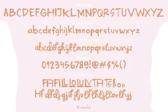 Kamalla Demo font