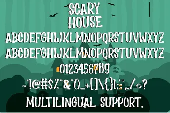 Scary House font