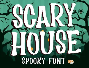 Scary House font