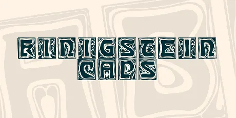 Kinigstein Caps font