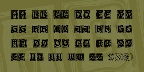 Kinigstein Caps font