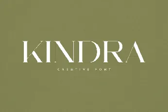 Kindra font