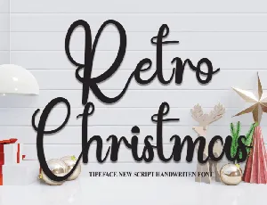 Retro Christmas font