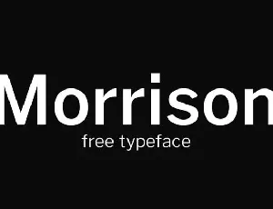 Morrison Family font