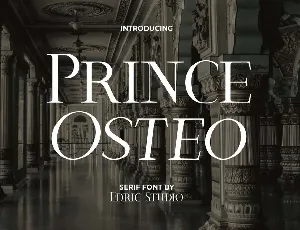 Prince Osteo font