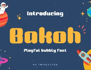 Bakoh font