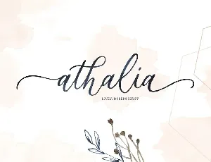 Athalia font