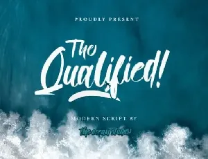 Qualified Script font