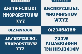 Caravan Display font