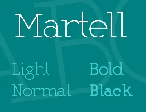 Martel Family font