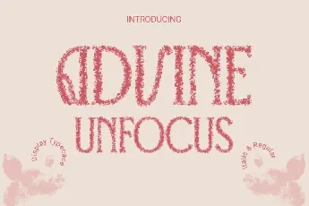 Advine Unfocus font