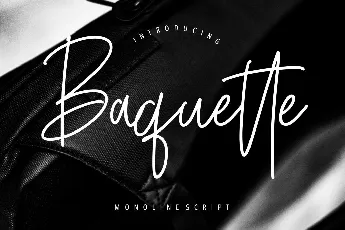 Baquette font