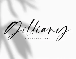 Gilliany Signature Script font