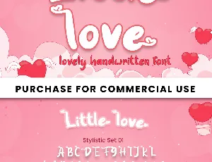 Little love - Personal Use font