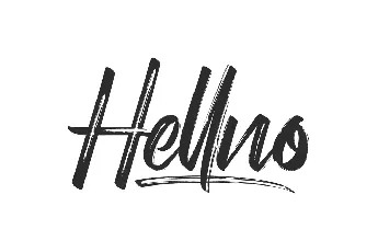 Hellno Demo font