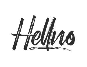 Hellno Demo font