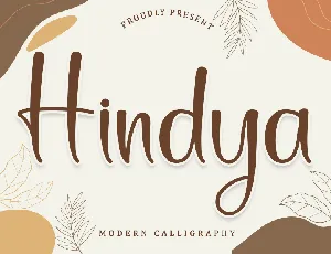 Hindya - PERSONAL USE font