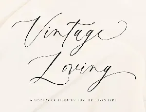 Vintage Loving font