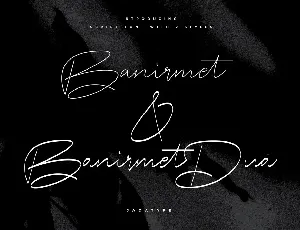 Banirmet Dua font