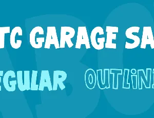 VTC Garage Sale font