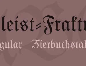 Kleist-Fraktur font