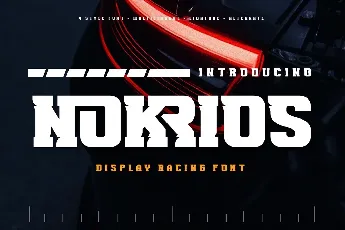 Nokrios font