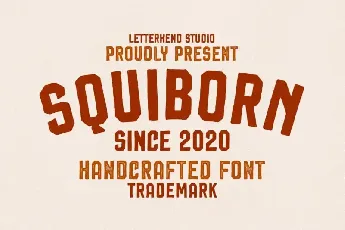 Squiborn Display font