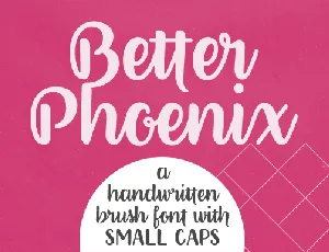 Better Phoenix Sample font