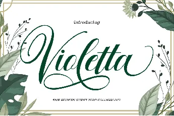 Violetta Demo font