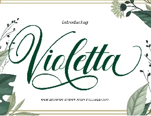 Violetta Demo font