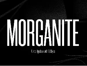 Morganite font