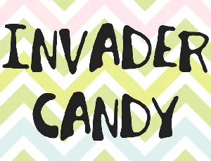 Invader Candy font