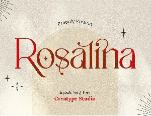 Rosalina font