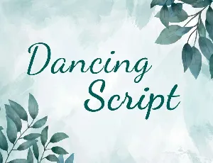 Dancing Script font