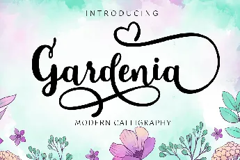 Gardenia font