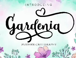 Gardenia font