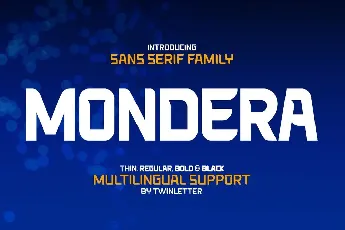 MONDERA font