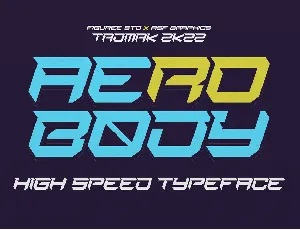 Aerobody font