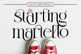 starting martello demo font