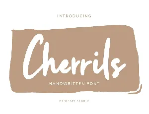 Cherrils font