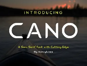 Cano Sans Serif font