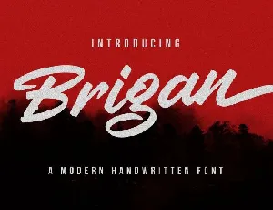 Brigan font