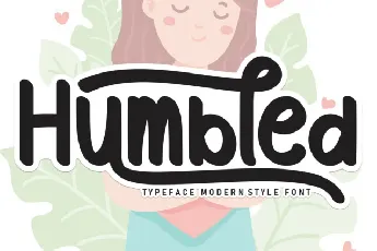 Humbled Display font