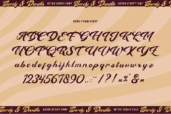 Berdy Danilla font