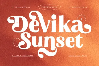 Devika Sunset Serif font