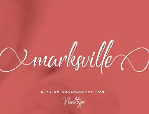 Marksville Demo font