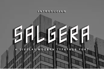 Salgera - Demo font