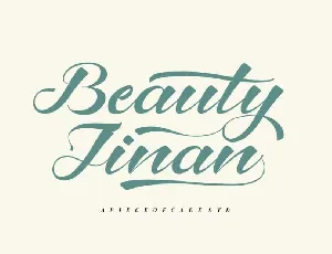 Beauty Jinan font