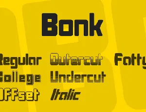 Bonk font